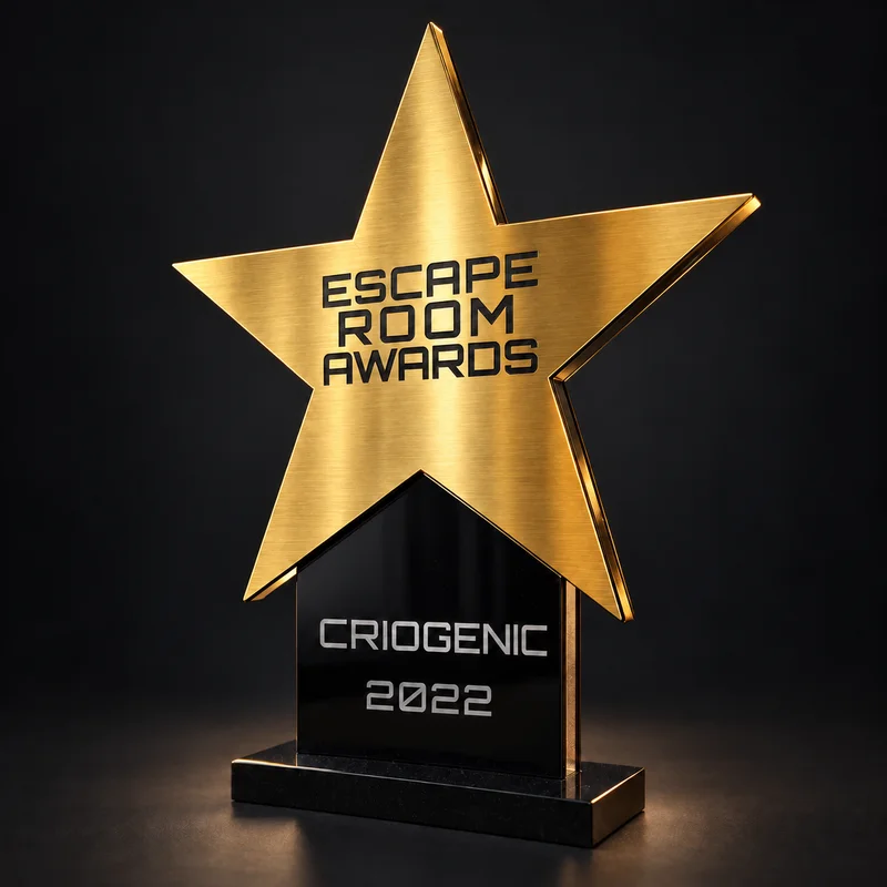 Representación conmemorativa: Escape Room Awards · CRIOGENIC · 2022